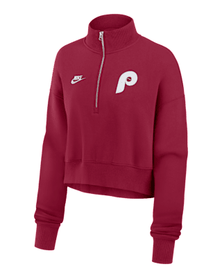 売れ筋商品|||ナイキ カットソー トップス レディース Women's  Atlanta Braves Cooperstown Collection Phoenix Fleece Half-Zip Sweatshirt  Atlanta Braves Nike Women's Cooperstown Collection Phoenix